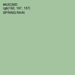 #A2C59D - Spring Rain Color Image