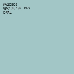 #A2C5C5 - Opal Color Image