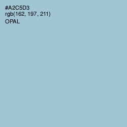 #A2C5D3 - Opal Color Image