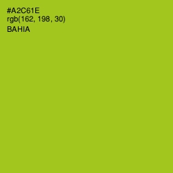 #A2C61E - Bahia Color Image
