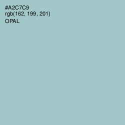 #A2C7C9 - Opal Color Image