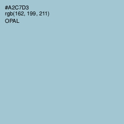 #A2C7D3 - Opal Color Image