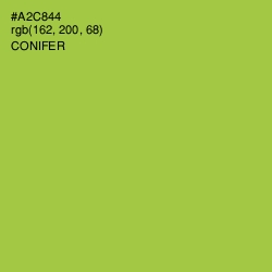 #A2C844 - Conifer Color Image