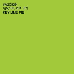 #A2C939 - Key Lime Pie Color Image