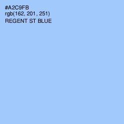 #A2C9FB - Regent St Blue Color Image