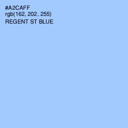 #A2CAFF - Regent St Blue Color Image