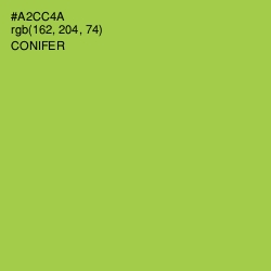#A2CC4A - Conifer Color Image