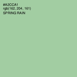 #A2CCA1 - Spring Rain Color Image