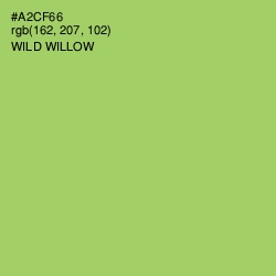#A2CF66 - Wild Willow Color Image