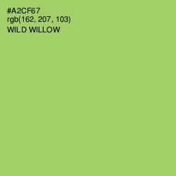 #A2CF67 - Wild Willow Color Image