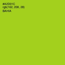 #A2D01C - Bahia Color Image