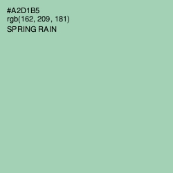 #A2D1B5 - Spring Rain Color Image