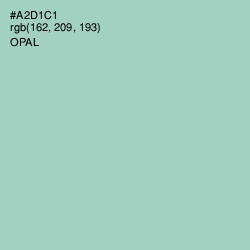 #A2D1C1 - Opal Color Image