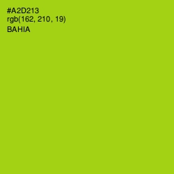 #A2D213 - Bahia Color Image