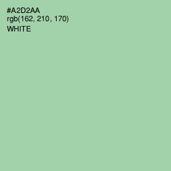 #A2D2AA - Moss Green Color Image