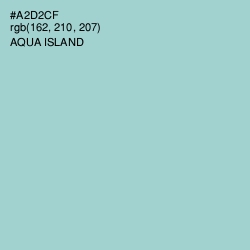 #A2D2CF - Aqua Island Color Image