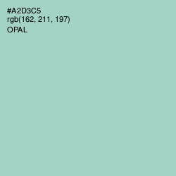 #A2D3C5 - Opal Color Image