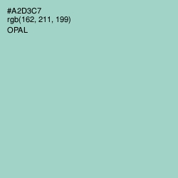 #A2D3C7 - Opal Color Image