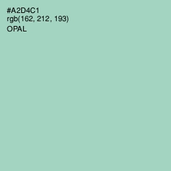#A2D4C1 - Opal Color Image
