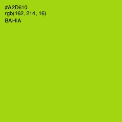 #A2D610 - Bahia Color Image