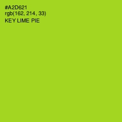 #A2D621 - Key Lime Pie Color Image