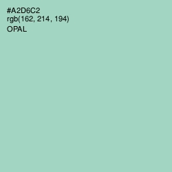 #A2D6C2 - Opal Color Image