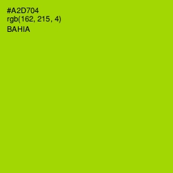 #A2D704 - Bahia Color Image