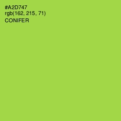 #A2D747 - Conifer Color Image