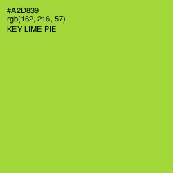 #A2D839 - Key Lime Pie Color Image