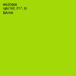 #A2D906 - Bahia Color Image