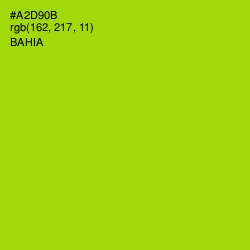 #A2D90B - Bahia Color Image