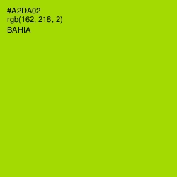 #A2DA02 - Bahia Color Image