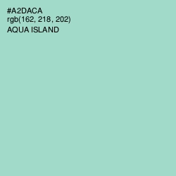 #A2DACA - Aqua Island Color Image