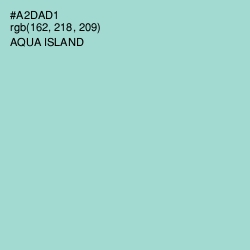 #A2DAD1 - Aqua Island Color Image