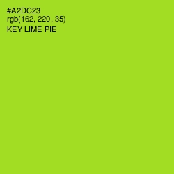 #A2DC23 - Key Lime Pie Color Image