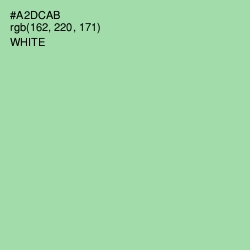 #A2DCAB - Moss Green Color Image