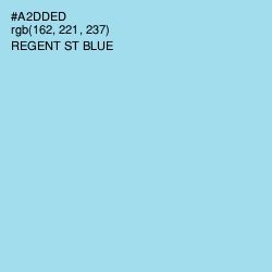 #A2DDED - Regent St Blue Color Image