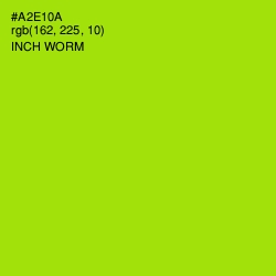 #A2E10A - Inch Worm Color Image