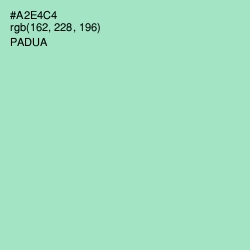 #A2E4C4 - Padua Color Image