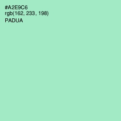 #A2E9C6 - Padua Color Image