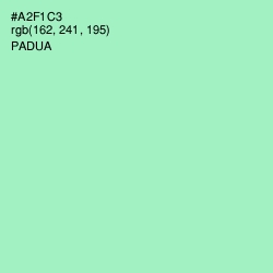 #A2F1C3 - Padua Color Image