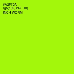 #A2F70A - Inch Worm Color Image