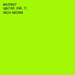 #A2F807 - Inch Worm Color Image