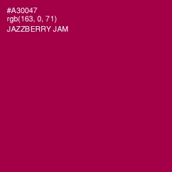 #A30047 - Jazzberry Jam Color Image