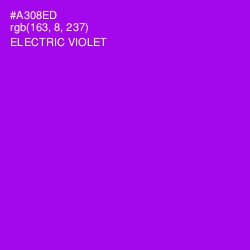 #A308ED - Electric Violet Color Image