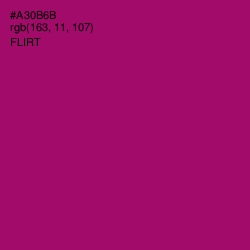 #A30B6B - Flirt Color Image