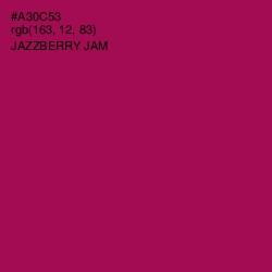 #A30C53 - Jazzberry Jam Color Image