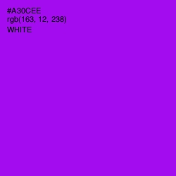 #A30CEE - Electric Violet Color Image