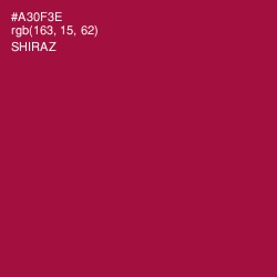 #A30F3E - Shiraz Color Image