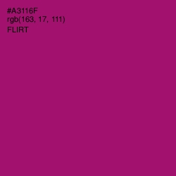 #A3116F - Flirt Color Image